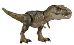 Mattel Jurassic World Tyrannosaurus Rex hangokkal, HDY55