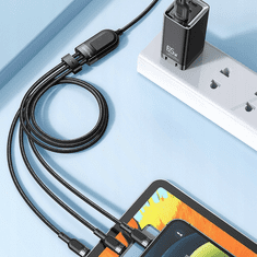 Mcdodo Kábelkészlet Mcdodo USB telefonhoz - C típusú USB / microUSB / Lightning 1,2 m CA-0930