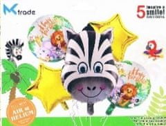 KIK Fólia lufi Boldog születésnapot zebra