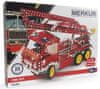 Tűzoltóautó fém építőkészlet, 740 db