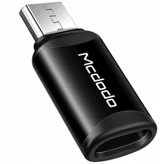 Mcdodo Mcdodo Lightning - Micro USB adapter fekete OT-7710