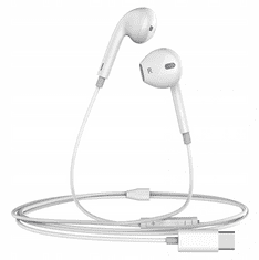 Mcdodo Fehér, fülbe helyezhető fejhallgató HP-6070 Mcdodo USB Type-C HP-6070