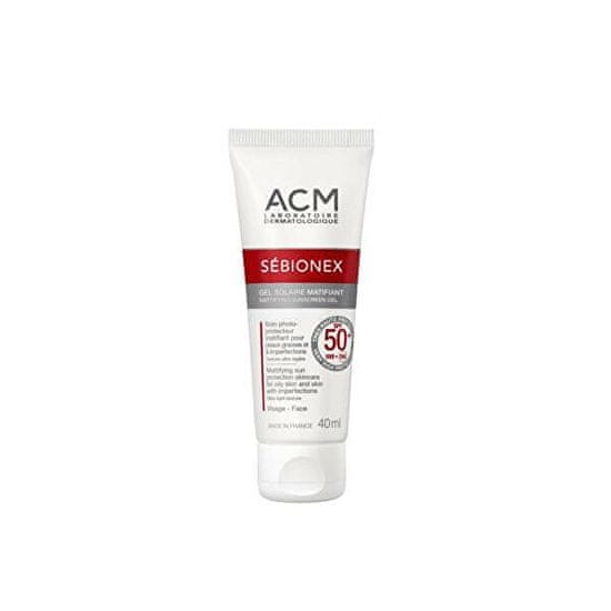 ACM Mattító krémes zselé SPF 50+Sébionex (Mattifying Sunscreen Gel) 40 ml