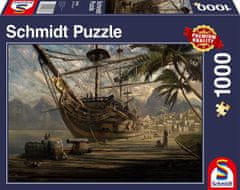 Schmidt Puzzle Hajó a kikötőben 1000 darab