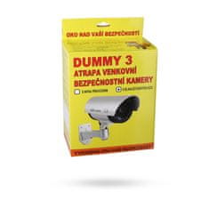 Bentech Kültéri biztonsági hamis kamera Dummy3-IR infravörös megvilágítással