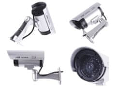 Verkgroup Ezüst hamis valósághű IR kamera LED-del