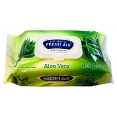Fresh Air nedves törlőkendők 100 db klip Aloe vera