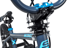 S'COOL Gyermek kerékpár XtriX 20 szürke/matt kék (122 cm-től)