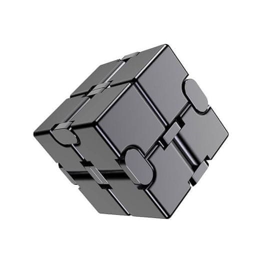 CAB Toys Infinity Cube Antistress fémkocka - fekete