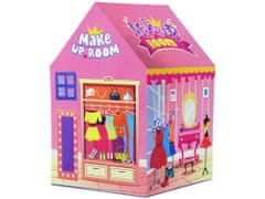 Lean-toys Princess sátor gyerekeknek szépségszalon rózsaszín kiegészítők korona