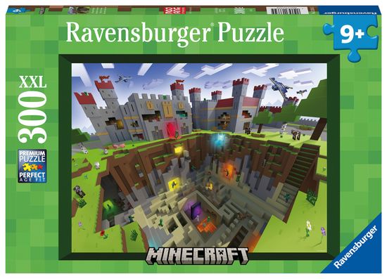 Ravensburger Puzzle Minecraft, 300 darabos