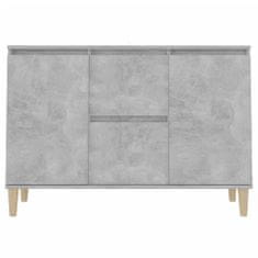 Greatstore 806107 Sideboard Concrete Grey 103,5x35x70 cm Chipboard