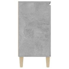 Greatstore 806107 Sideboard Concrete Grey 103,5x35x70 cm Chipboard