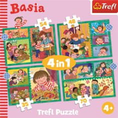 Trefl Basia 4 az 1-ben puzzle (35,48,54,70 darab)