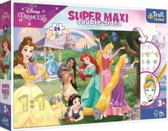 Trefl Kétoldalas puzzle Happy Princesses SUPER MAXI 24 db