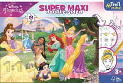 Trefl Kétoldalas puzzle Happy Princesses SUPER MAXI 24 db