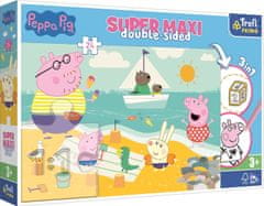 Trefl Kétoldalas puzzle Peppa Pig SUPER MAXI 24 db