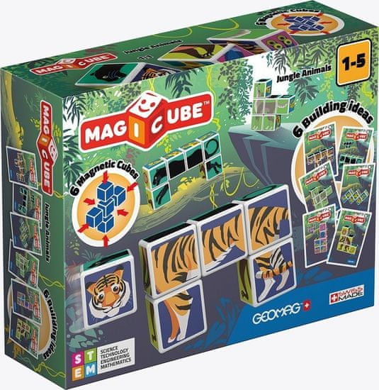 Geomag Magicube Jungle Animals mágneses kockák
