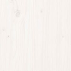 Greatstore fehér tömör fenyőfa tűzifatartó állvány 108x73x79 cm