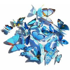 IZMAEL Pillangók falimatrica 12db - Kék