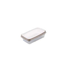 Stefanplast Ciao Fresco- tárolóedény hűtőszekrénybe 0,4 l - 15x10x4 cm - fehér / szürke