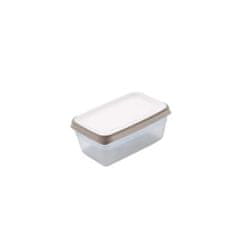 Stefanplast Ciao Fresco- tárolóedény hűtőszekrénybe 0,6 l - 15x10x6 cm - fehér / szürke