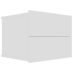 shumee 2 db fehér forgácslap éjjeliszekrény 40 x 30 x 30 cm