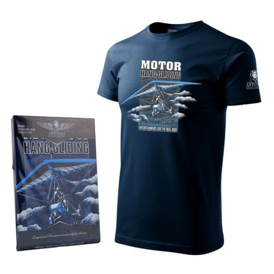 ANTONIO T-shirt motoros függőleges siklóernyővel MOTOR HANG-GLIDING
