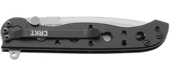 CRKT M16-01S Spear Point zsebkés 8 cm, fekete, rozsdamentes acél