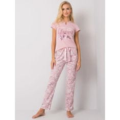 Factoryprice Női mintás pizsama DIANE világos rózsaszín BR-PI-3260_378412 XL