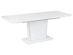 Beliani Fehér Bővíthető Étkezőasztal 160/200 x 90 cm SUNDS