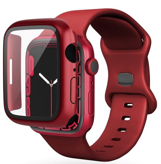 EPICO Glass Case Apple Watch 7 (41 mm) 63310151400001, piros