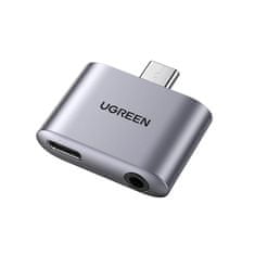 Ugreen CM231 adapter USB-C / 3.5mm mini jack, szürke