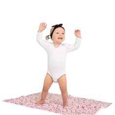 NEW BABY Gyermek pléd Minky Maci rózsaszín 80x102 cm