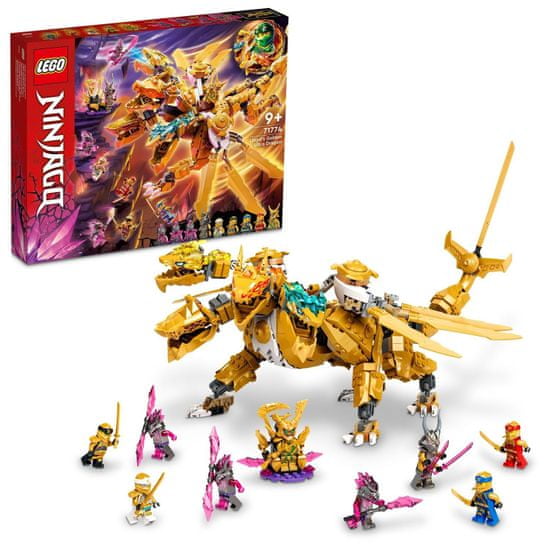 LEGO Ninjago 71774 Lloyd's Golden Ultra Dragon arany sárkánya