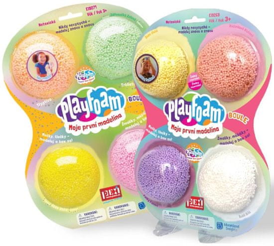 PlayFoam Boule - 4pack g/4pack, csillogós