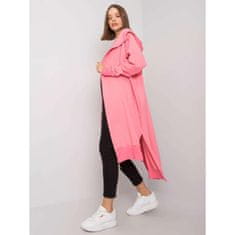 FANCY Női hosszú pulóver CARLINA rózsaszínű FA-BL-6319.38P_372908 Univerzális