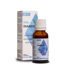 DIABEXIN Diabexin étrend-kiegészítő - növényi kivonatok és illóolajok + króm. Természetes vércukorszint-szabályozás, étvágyszabályozás és a cukor utáni sóvárgás csökkentése. 20 ml.