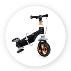 MoMi ELIOS pedál nélküli gyerekkerékpár és roller 2 az 1-ben, narancssárga