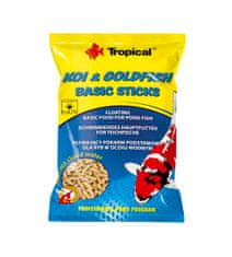 TROPICAL Koi&Goldfish Basic Sticks 1l/90g teljes értékű eleség tavi halak számára