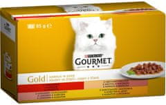 Purina Gourmet Gold macskaharapnivalók gyümölcslében Multipack 4 x 85 g