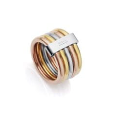 Viceroy Luxus tricolor acél gyűrű Chic 75305A01 (Kerület 52 mm)