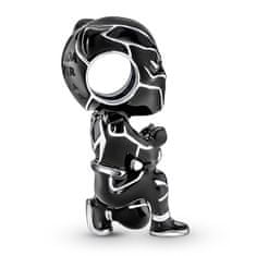 Pandora Stílusos ezüst medál Black Panther Marvel 790783C01