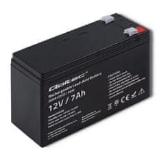Qoltec AGM akkumulátor | 12V | 7Ah | max 105A