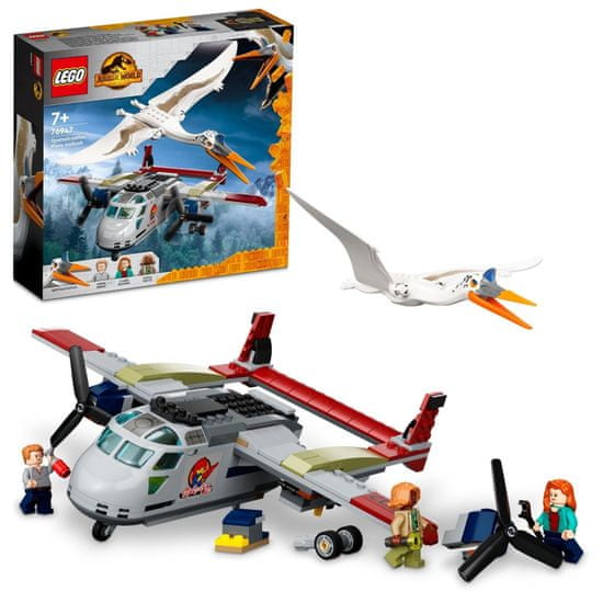 LEGO Jurassic World 76947 Quetzalcoatlus - Repülőgépes rajtaütés
