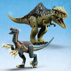 LEGO Jurassic World 76949 A Giganotosaurus és a Therizinosaurus támadása