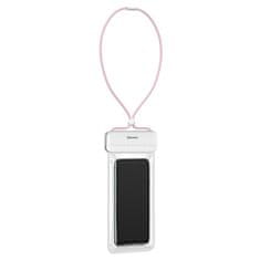 BASEUS Let's Go vízálló telefontok 7.2'', fehér/rózsaszín