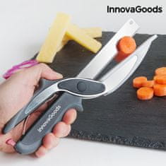 InnovaGoods Olló, kés és mini vágódeszka, 3in1