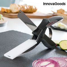 InnovaGoods Olló, kés és mini vágódeszka, 3in1