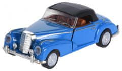 Zaparkorun.cz Fém retro modell autó, nyitható ajtókkal, kék tetővel